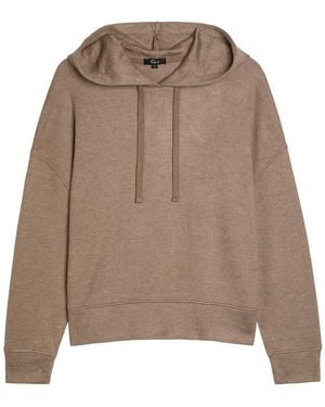 Rails Nico Hooded Knit Sweatshirt - Brown
