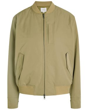 Vince Shell Bomber Jacket - Green