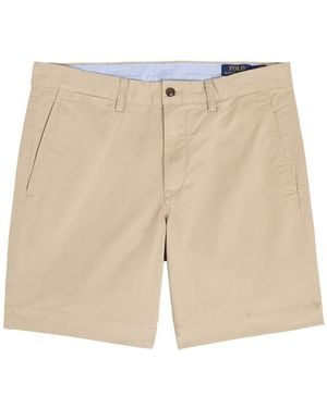 Polo Ralph Lauren Bedford Stretch-Cotton Shorts - Natural