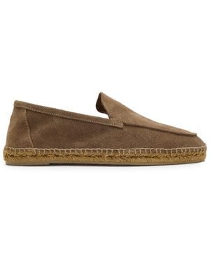 Castañer Nino T Suede Espadrille Loafers - Brown