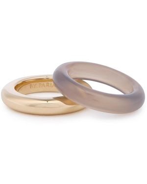 BY PARIAH Stack Pinky Rings - Grey