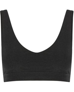 Vuori Rhythm Stretch-Jersey Sports Bra - Black