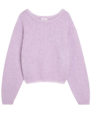American Vintage Niby Brushed Alpaca-Blend Jumper - Purple