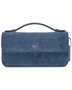 COACH Elora Suede Cross-Body Bag - Blue