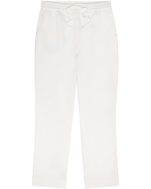 CHE Avila Straight-Leg Linen Trousers - White