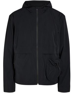 Literary Sport Ashbury Hooded Stretch-Nylon Run Jacket - Black