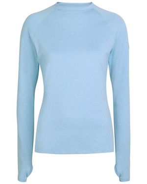 Varley Always Warm Stretch-Jersey Top - Blue