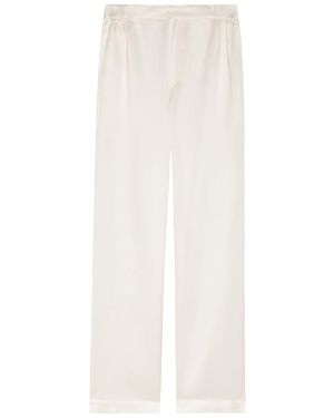 Delos Gilbert Silk Trousers - White