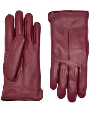 Dents Maria Leather Gloves - Purple