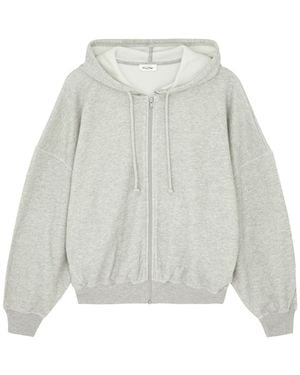 American Vintage Givston Hooded Cotton Sweatshirt - White