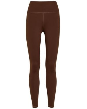 Now You Live Willoughby Stretch-Jersey Leggings - Brown