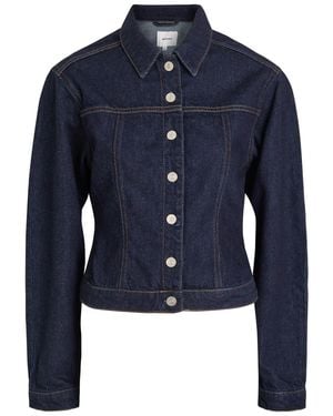 Reformation Knightly Paneled Denim Jacket - Blue