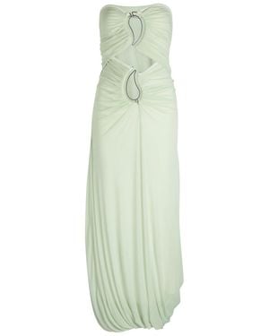 Christopher Esber Cut-Out Mesh Gown - Green