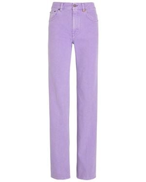 Chloé Straight-Leg Jeans - Purple