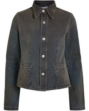 Our Legacy Union Darted Denim Jacket - Black