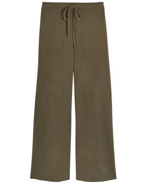 Extreme Cashmere N°462 Slouch Cashmere-Blend Pants - Green