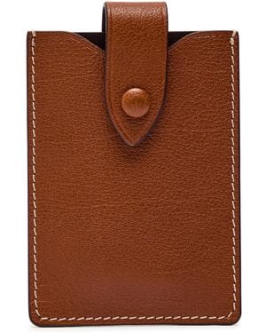 Metier Leather Card Holder - Brown