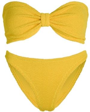 Hunza G Jean Crinkle Bikini - Yellow