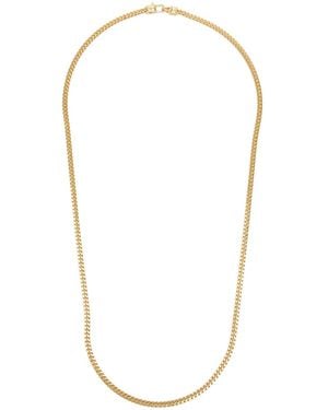 Tom Wood Curb M 18kt -plated Chain Necklace - White