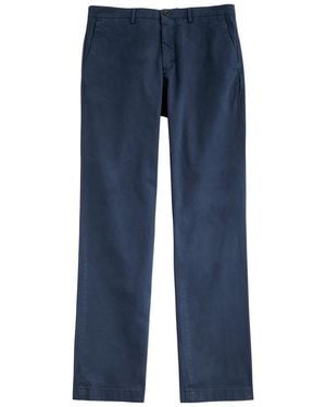 Paul Smith Tapered-Leg Stretch-Cotton Chinos - Blue