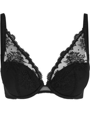 Simone Perele Intrigue Tulle Padded Underwired Bra - Black