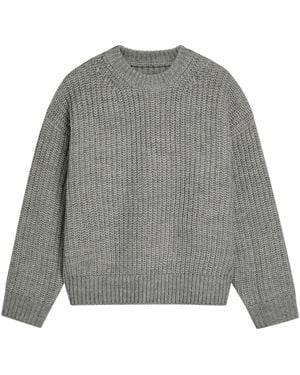 MKI Miyuki-Zoku Ribbed Knit Jumper - Grey