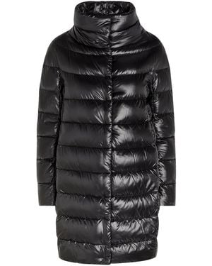 Herno Quilted Shell Coat - Black