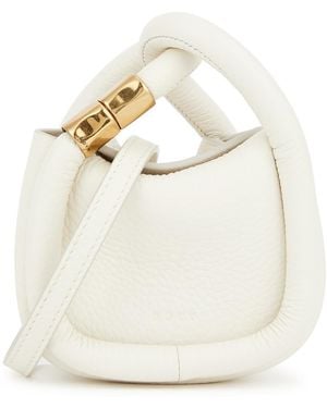 Boyy Wonton Charm Leather Top Handle Bag - White