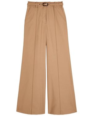 Zimmermann Hypnotic Stretch-Wool Pants - Brown