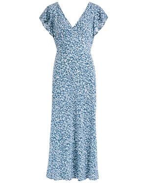 Rails Kenz Leopard-Print Midi Dress - Blue