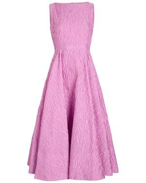 ROKSANDA Tera Cloqué Midi Dress - Pink