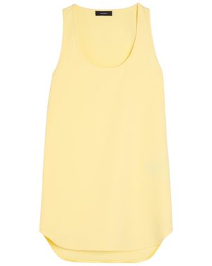 Wardrobe NYC Stretch-Crepe Mini Dress - Yellow