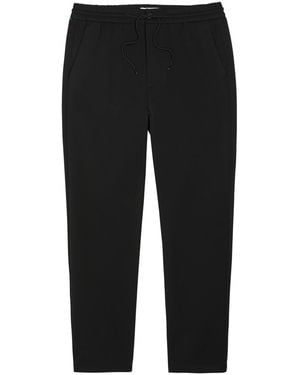 Les Deux Como Tapered-Leg Trousers - Black