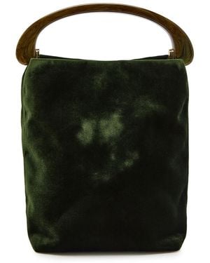 Dries Van Noten Crisp Velvet Cross-Body Bag - Black