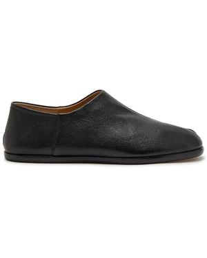 Maison Margiela Tabi Split-Toe Leather Shoes - Black