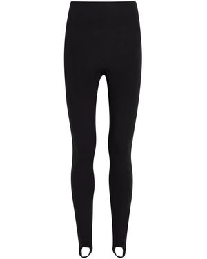 Spanx Ponte Stirrup Stretch-Jersey Leggings - Black