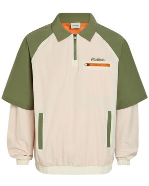 Malbon Marina Panelled Stretch-Nylon Windshirt - Natural