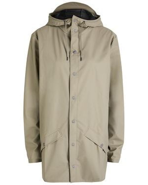 Rains W3 Hooded Waterproof Jacket - Natural