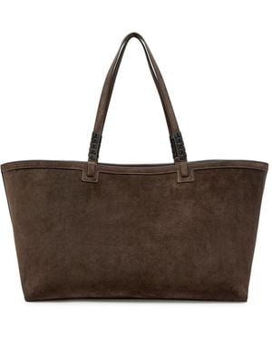 Metier Cala 42 Suede Tote Bag - Brown