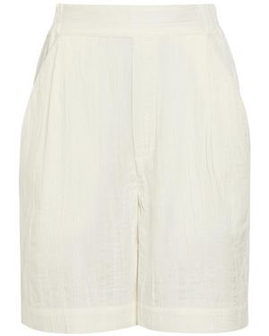 Delos Lazarus Textured Woven Shorts - White