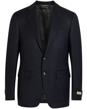 Canali Wool Blazer - Blue