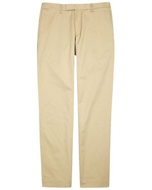 Polo Ralph Lauren Taupe Slim-Leg Stretch Cotton Chinos, Chinos - Natural