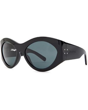 Saint Laurent 854 Round-Frame Sunglasses - Grey