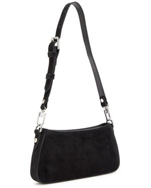 Vivienne Westwood Tasha Suede Shoulder Bag - Black