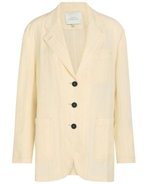 Studio Nicholson Washed Day Woven Blazer - Natural