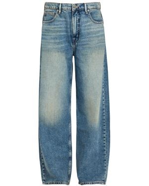 GOOD AMERICAN Good Standard Baggy Relaxed Jeans - Blue