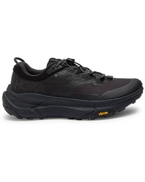 Hoka One One Transport Gtx Panelled Mesh Trainers - Black