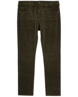 PAIGE Federal Slim Straight-Leg Corduroy Jeans - Green