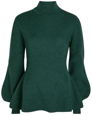 Zimmermann Hypnotic Rib Sweater - Green