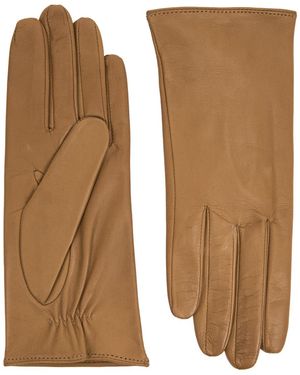 Handsome Stockholm Essentials Leather Gloves - Brown